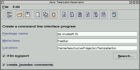 CLI-Bildschirm