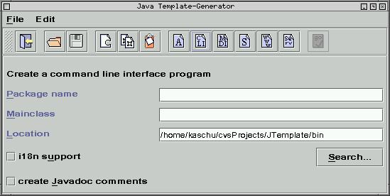 CLI-Bildschirm
